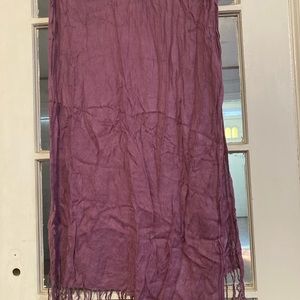 Purple scarf
